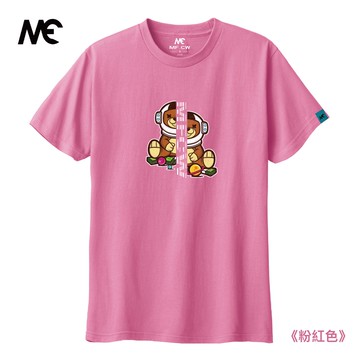 MAIFU CEWEI｜女裝 分裂太空熊印花短袖 T恤 短袖上衣 潮T 短T 街頭 潮流 個性 可愛 情侶 精品