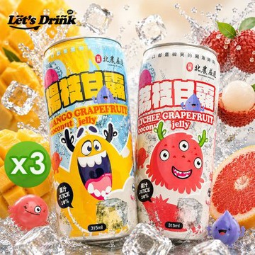 【Lets Drink】北農嚴選-楊枝甘露/荔枝甘露(315ml)__3罐組