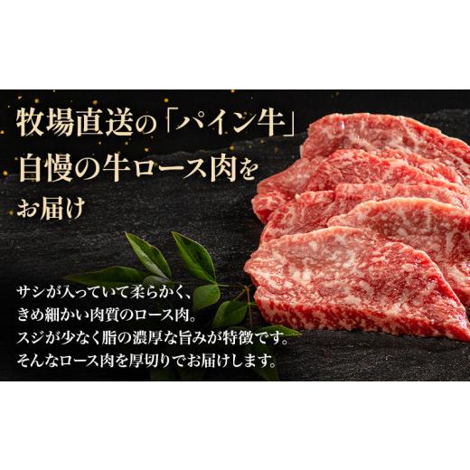 ふるさと納税 宮崎県 宮崎市 宮崎県産 黒毛和牛 パイン牛 ロース 焼肉 500g_M226-001