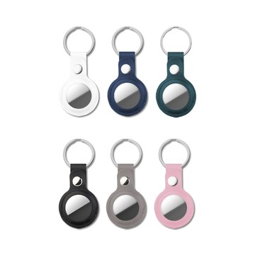 Airtag / 防丟器保護周邊 【小博嚴選】AirTag皮質保護套 2入組