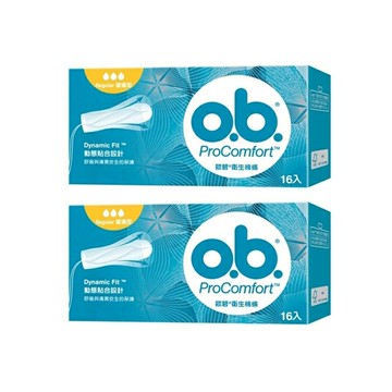 OB毆碧 衛生棉條 16入 普通型 X2