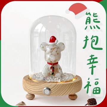 [快速出貨]【彤恩時尚】7款聖誕禮盒🎅水晶熊 燈座 香氛 玻璃罩🍀聖誕交換禮物 家飾佈置 | 月光石 紅虎眼石