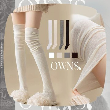 🥀旺斯女孩🥀熱銷六千雙 皺褶疊穿長靴襪 大腿襪 長筒襪 過膝襪 高筒襪