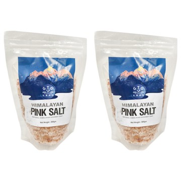 GusTosO 玩饗滋味 喜馬拉雅山天然玫瑰鹽 粗 (500g/包) 料理調味  2包