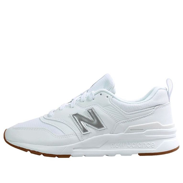 New balance 997 store white silver