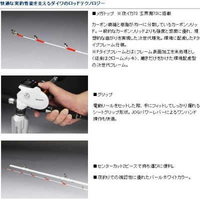 ダイワ ロッド A-ブリッツ 夜イカ 玄界灘73 MH-225 2.25m 船竿 