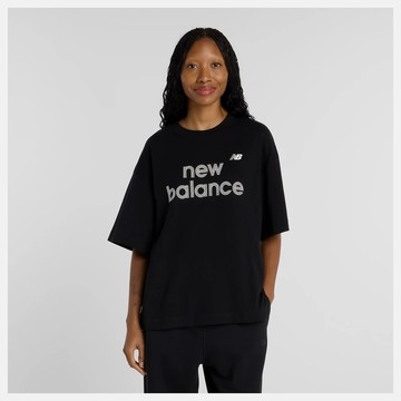 New Balance 女 短袖上衣 WT61L713BK-F