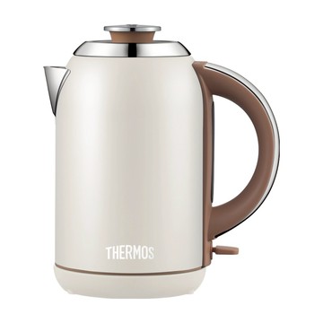 THERMOS 膳魔師 不銹鋼電熱水壺 EHAT-1323A-FW 1.7L 奶昔白