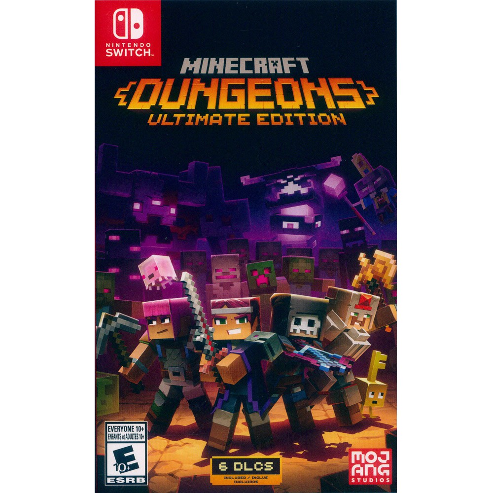 NS SWITCH 我的世界：地下城終極版中文版Minecraft Dungeons 創世神麥