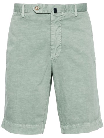 Incotex - 39 cotton-blend chino shorts - men - Linen/Flax/Elastane/Cotton/Polyester/Cotton - 48 - Green