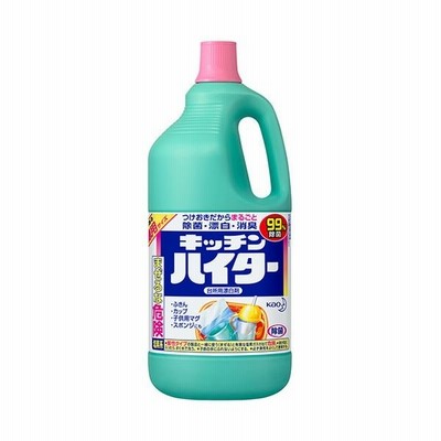（まとめ） 花王 キッチンハイター 特大 2500ml 1本 〔×5セット〕