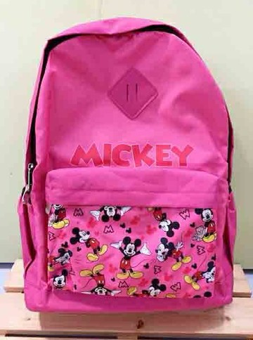 【震撼精品百貨】Micky Mouse 米奇/米妮  後背包 桃粉#00130 震撼日式精品百貨