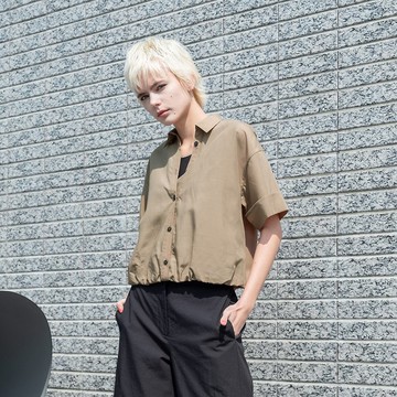 雙層疊穿感配色襯衫