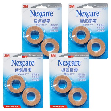 3M Nexcare 膚色小通氣膠帶 半吋  2捲  4組