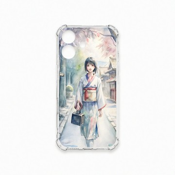 iPhone 16  殼 TRON IPhone 16 水彩少女 四角防摔殼 手機殼