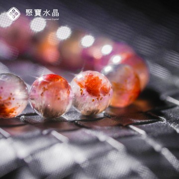 【荊棘玫瑰極光手珠】貔貅 月光石原礦 超七水晶 手鐲 原石 貔貅手鍊 水晶 聚寶水晶