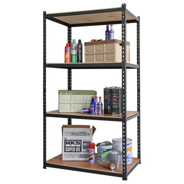 【品樂生活】MIT專利免螺絲角鋼四層架 91X61X169CM (18號) 倉儲架 鐵架 荷重型貨架