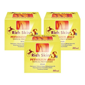 潤膚霜 藥聯生技 膚寶-SII凡士林潤膚膏 80ml/瓶 (3瓶)