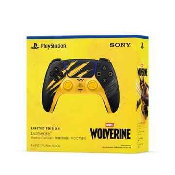 PS5 DualSense 無線控制器手把 -《漫威金鋼狼》戰鬥黃限量版