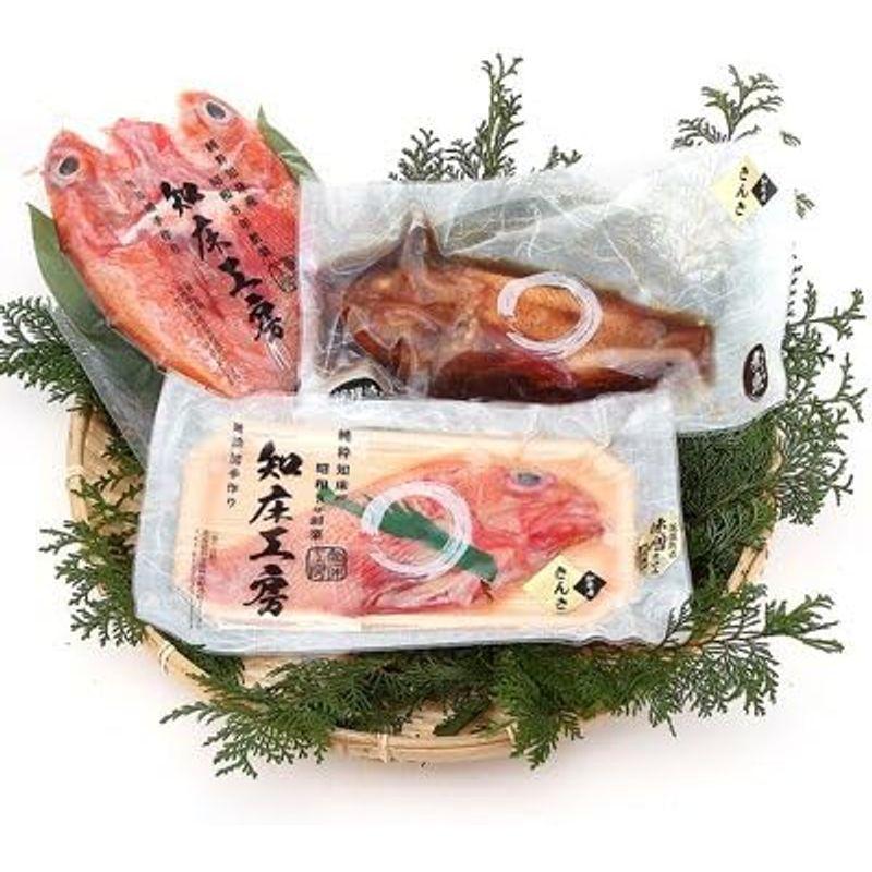 高級魚・きんき三昧 きんき一夜干しと味噌漬と姿煮