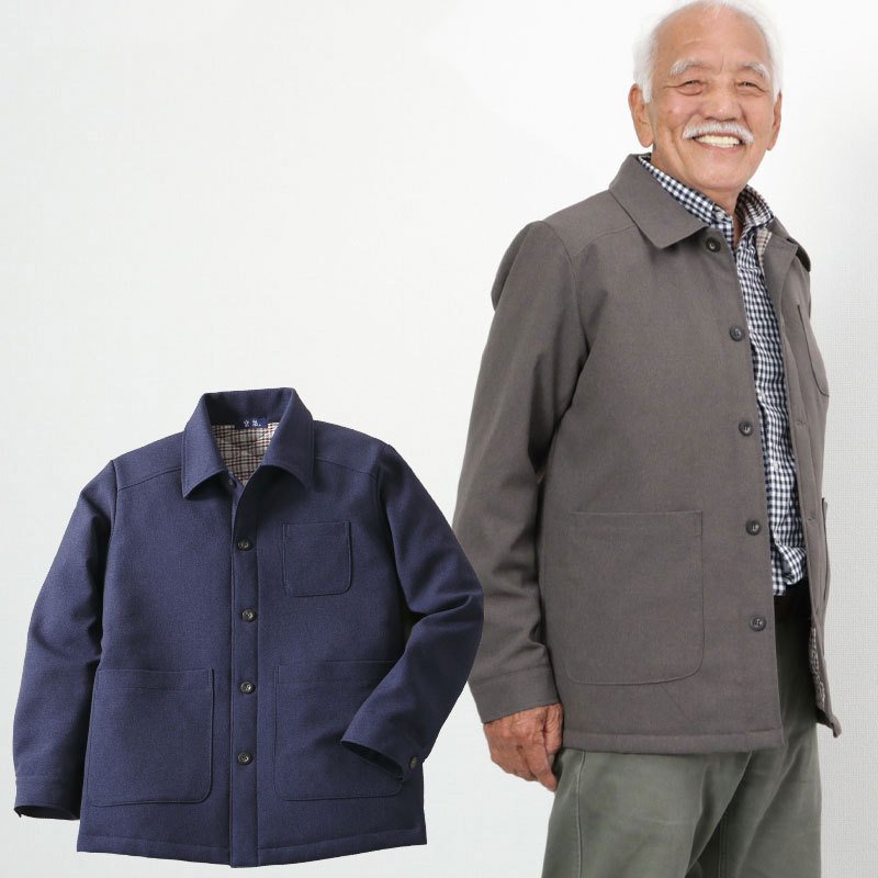 シニア服 80代 70代 60代 メンズ 紳士服 高齢者 おじいちゃん 日本製 紳士 撥水加工 裏キルト シャツジャケット 敬老の日 プレゼント  ギフト 通販 LINEポイント最大0.5%GET | LINEショッピング