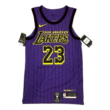 Nike NBA LA Lakers Lebron James City Edition Vaporknit Jersey 'Lakers Purple'