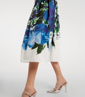 Erdem Floral cotton midi dress
