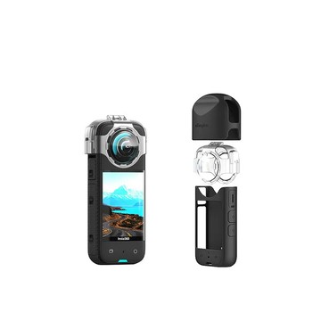 aMagisn Insta360 X3卡扣防霧鏡頭保護鏡專用矽膠套