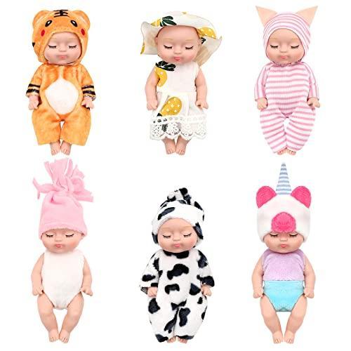 ONEST Sets Inch Dolls Cute Baby Dolls Include Pieces Baby Mini Dolls,