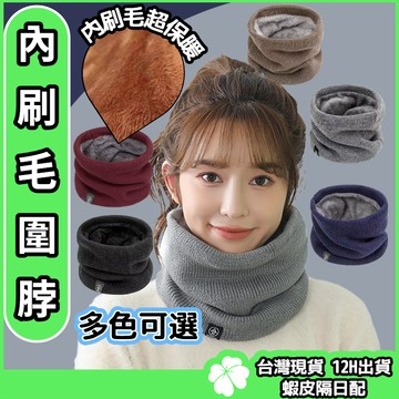 內刷毛圍脖【台灣現貨 隔日配】多色可選 保暖圍脖 圍脖 脖圍 圍巾 針織圍脖 脖套 毛線圍脖 保暖脖圍 脖圈 保暖圍巾