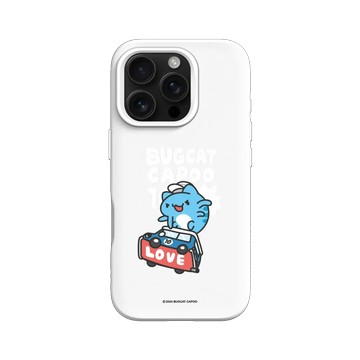 iPhone 16 Pro SolidSuit 白 - 貓貓蟲咖波 Bugcat Capoo - 10th 滑板咖波