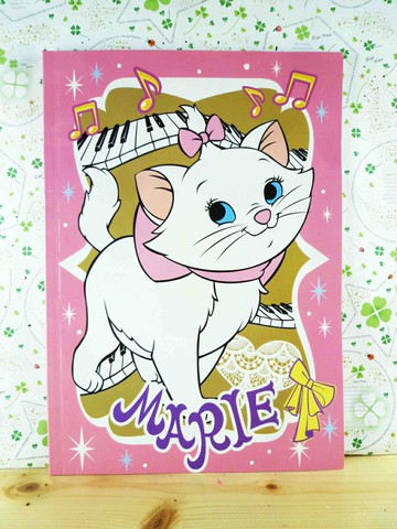 【震撼精品百貨】The Aristocats Marie 迪士尼瑪莉貓 筆記本-粉鋼琴 震撼日式精品百貨
