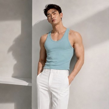 【TELITA】吸溼涼爽挖背背心_灰綠 TA503 台灣製造 男背心 網眼款式 吸濕排汗 透氣舒適 多色亮眼，輕鬆穿著