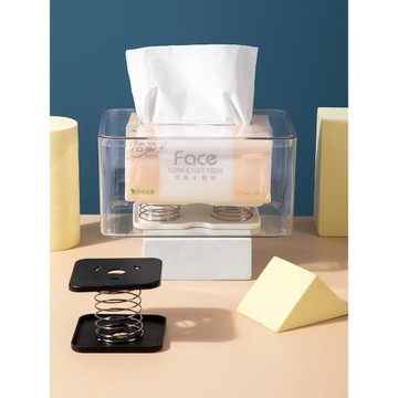 居家家紙巾盒抽紙彈簧托自動升高彈力墊彈簧架彈簧墊一抽到底神器