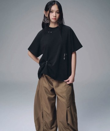 BUNNYHILL BH0017 BUNNY CHARM VER.SHIRT 寬鬆版型 短T (黑色)