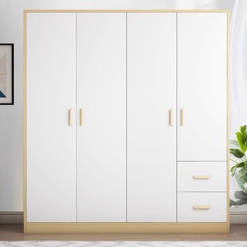 免運 開立發票 衣柜家用臥室出租房用經濟型現代簡約實木質小戶型收納儲藏大柜子 快速出貨