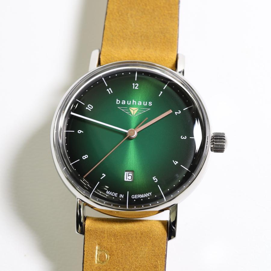 バウハウス 腕時計 BAUHAUS 2141-4QZ グリーン文字盤 クォーツ ドイツ時計 送料無料 | LINEブランドカタログ