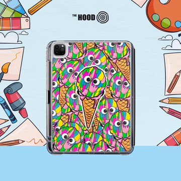 Ryan San - 冰淇淋 iPad Pro/Air/Mini 7 2024 可拆式防摔/智慧型防摔保護套