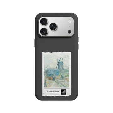iPhone 17 Pro Max SolidX 黑 - Van Gogh Museum - 蒙馬特：風車和耕田
