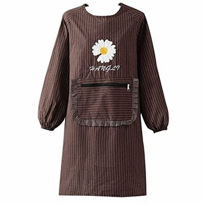 Bole Kk 割烹着 エプロン女性用かっぽう着 エプロン 男性用 スモック 保育士 作業着 長袖 ギンガム おしゃれ ガーデニング 母の日 通販 Lineポイント最大get Lineショッピング