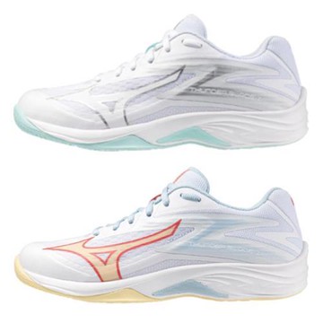 Mizuno 美津濃 排球鞋 女鞋 THUNDER BLADE Z 2.5E 白淺綠/白紅黃【運動世界】V1GC237040/V1GC237030
