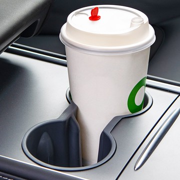 modely杯架特斯拉tesla model3專用tpe中控台置杯架