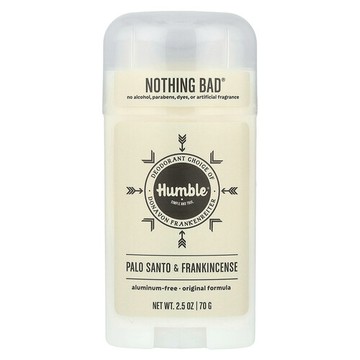 Humble Brands, 無鋁淨味劑，綠檀香和乳香，2.5 盎司（70 克）