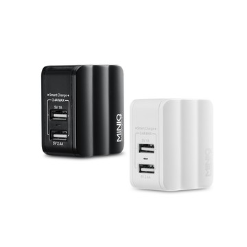 3.4安培 2孔USB急速 充電器 lightning 安卓 手機 電話 快速充電 充電頭 獨