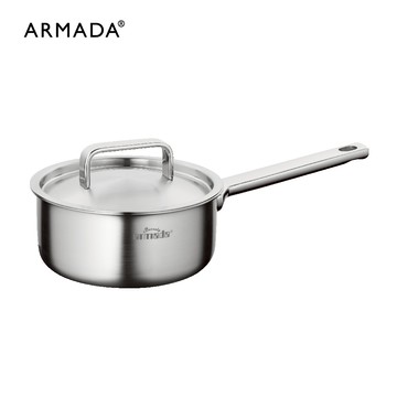 【ARMADA】貝弗莉系列複合金 單柄湯鍋 18公分 贈: 3D隔熱墊(隨機)