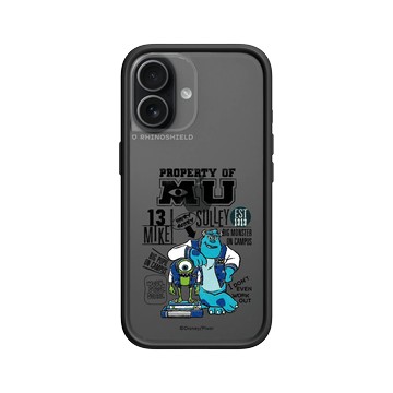 iPhone 17 Mod NX -邊框背蓋組合 (相機按鈕) 黑 - 迪士尼-皮克斯 PIXAR - Monster University 復古風