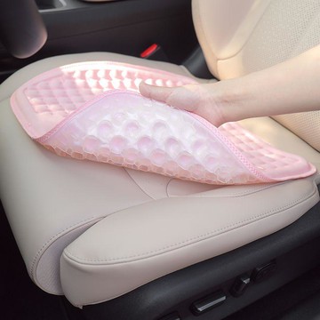 新款【upton】汽車坐墊夏季涼墊透氣通用四季車墊蜂窩冷凝膠創意通風冰涼座椅套
