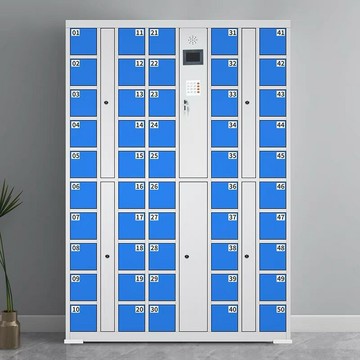 手機存放櫃智能儲物櫃充電櫃刷卡指紋掃碼人臉識別工廠員工寄存櫃YYY62公司貨