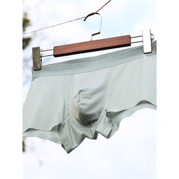 內褲男生冰絲無痕抗菌平角褲簡約透氣速干加大碼男士四角夏季新款