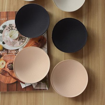 圓形夏季乳膠胸墊薄款透氣插片防凸點美背心內衣替換胸托海綿墊子